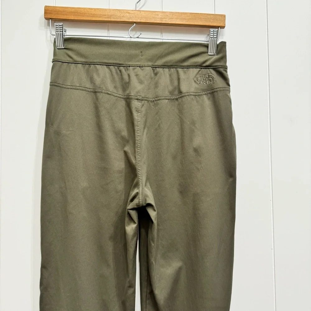 The North Face Aphrodite Internal Drawstring Joggers Green Size Small Stretch